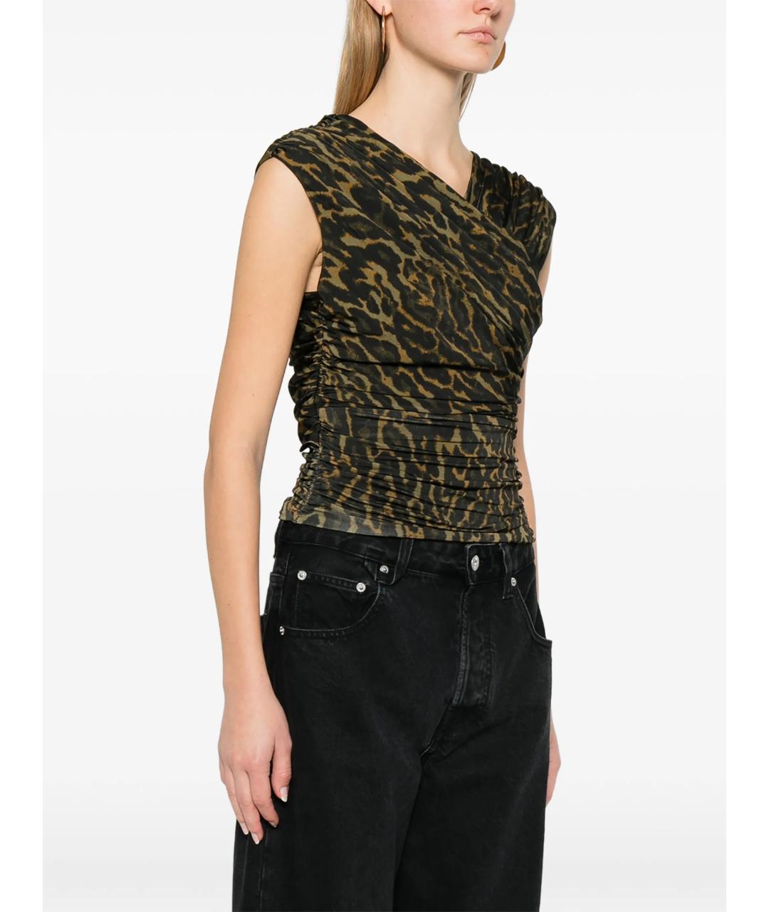 GANNI Мульти вискозная блузы, фото 2