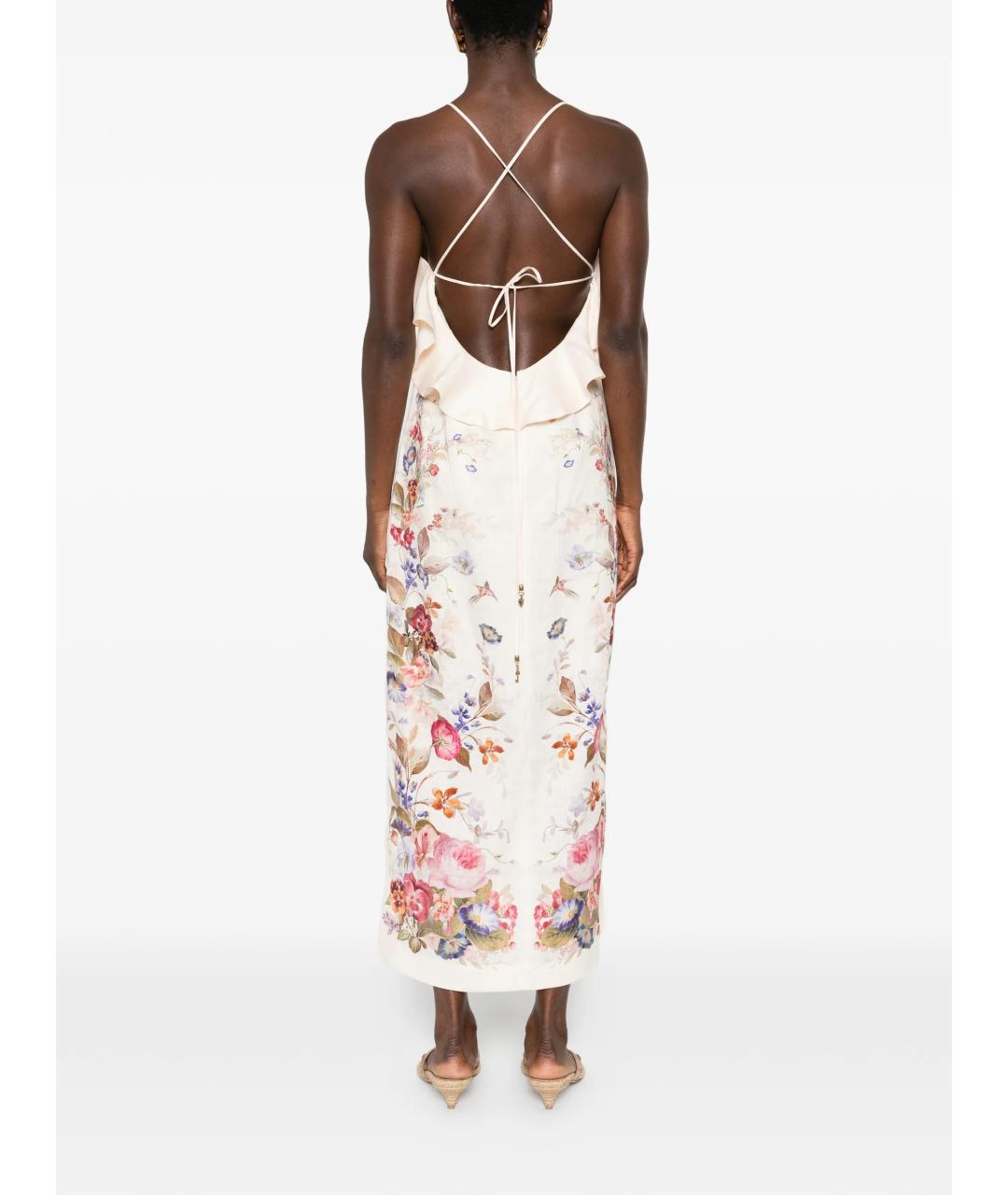 ZIMMERMANN Мульти льняной сарафан, фото 4