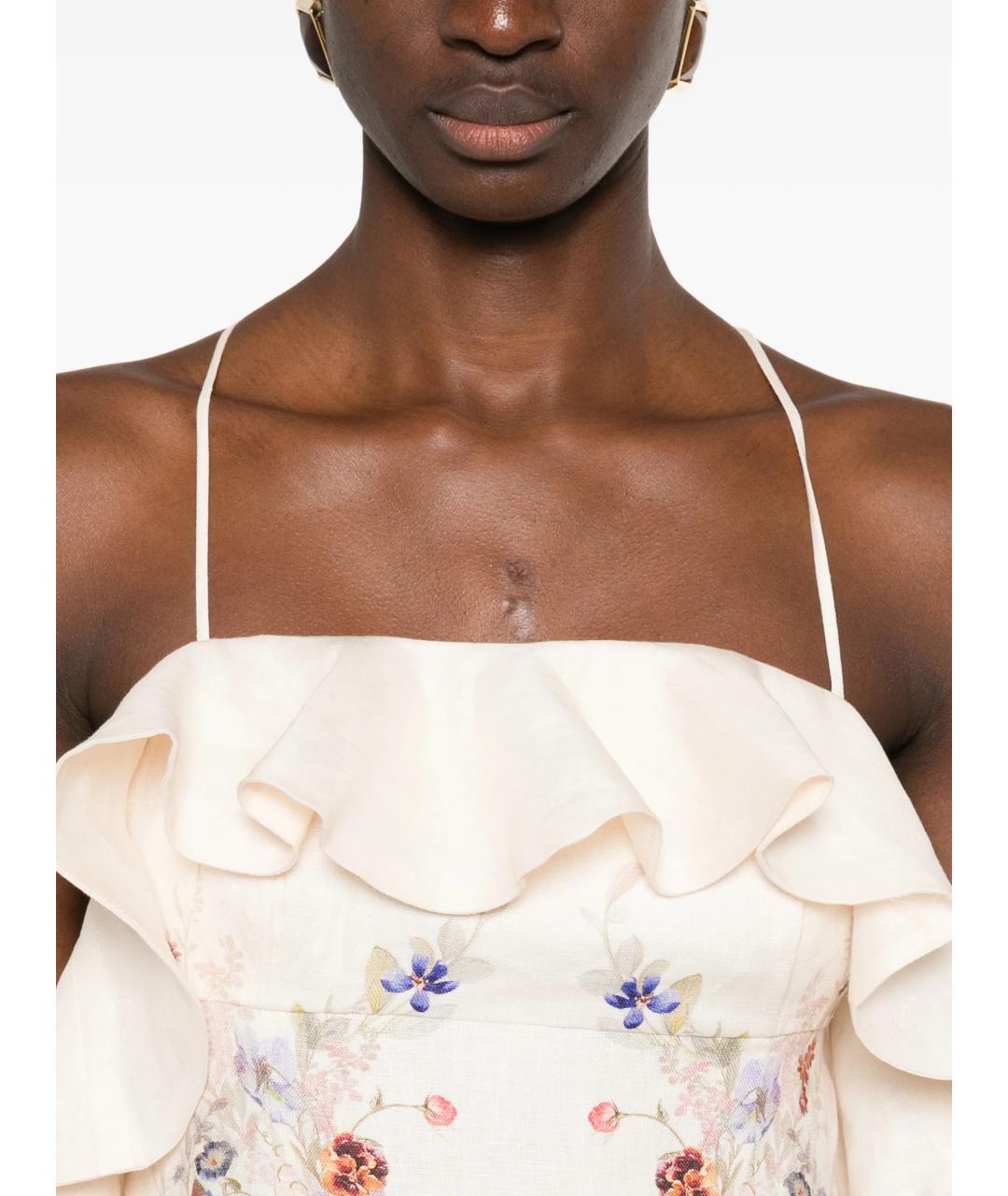 ZIMMERMANN Мульти льняной сарафан, фото 5