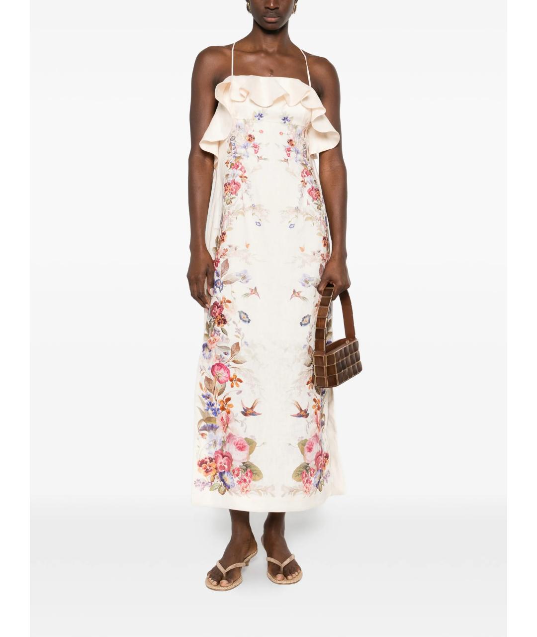 ZIMMERMANN Мульти льняной сарафан, фото 2