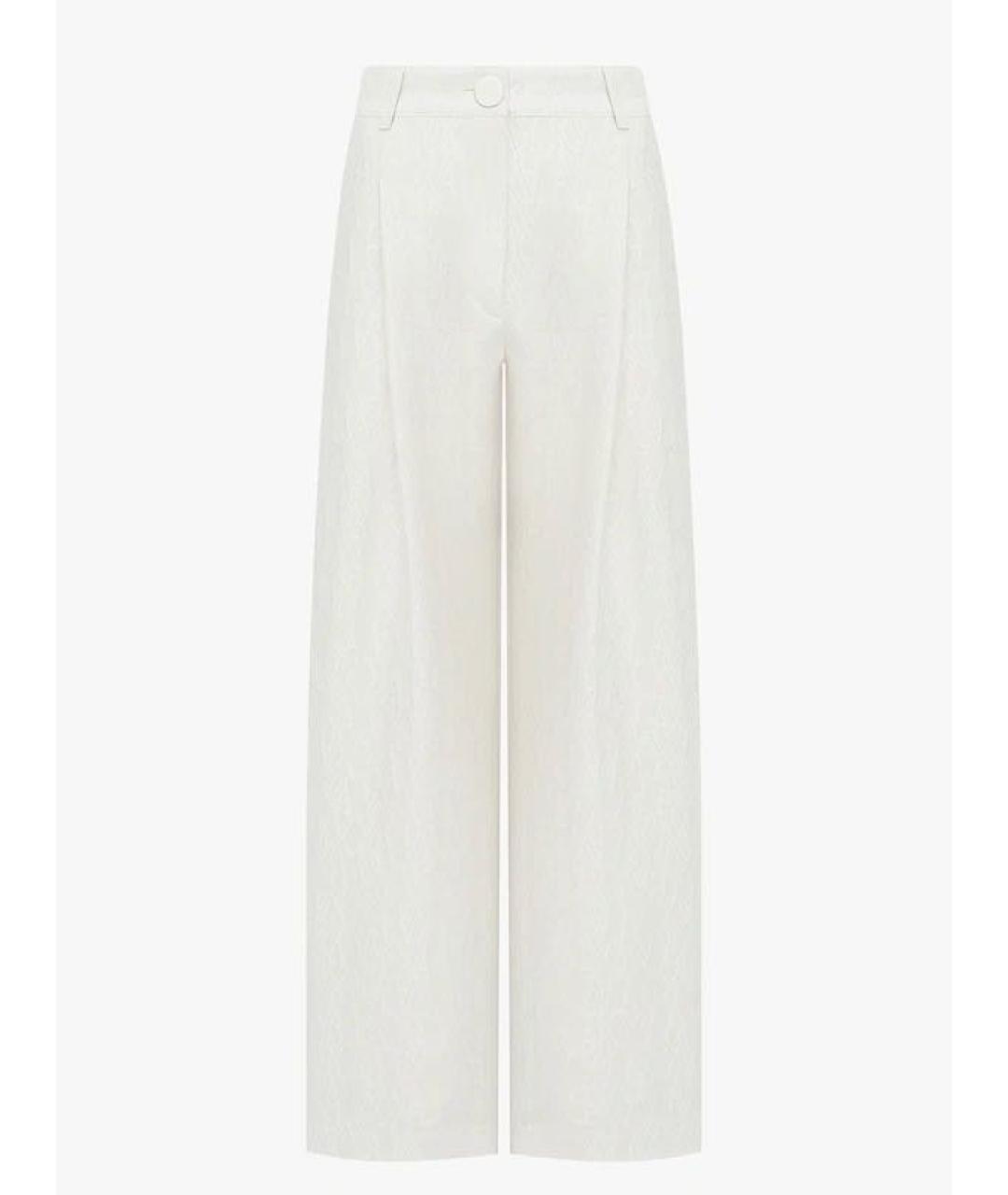 ARMANI EXCHANGE Бежевые хлопковые брюки широкие, фото 8