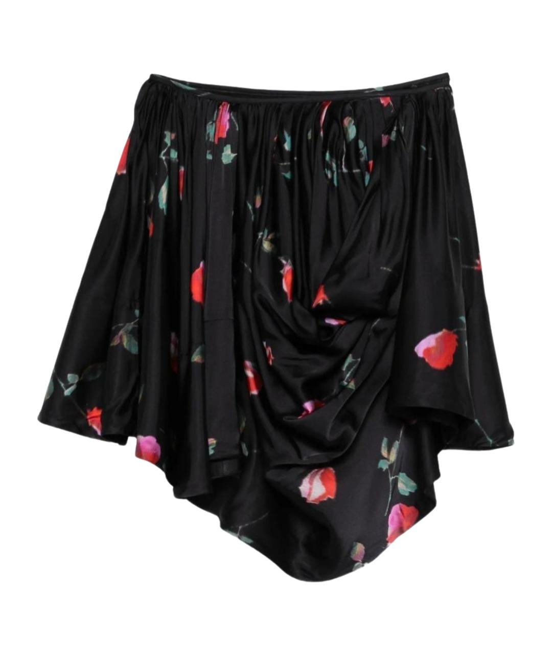 GANNI Мульти вискозная юбка мини, фото 1