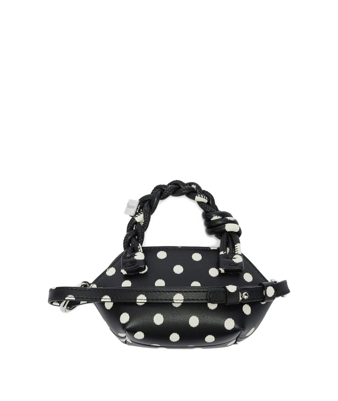 GANNI Черная сумка с короткими ручками, фото 2