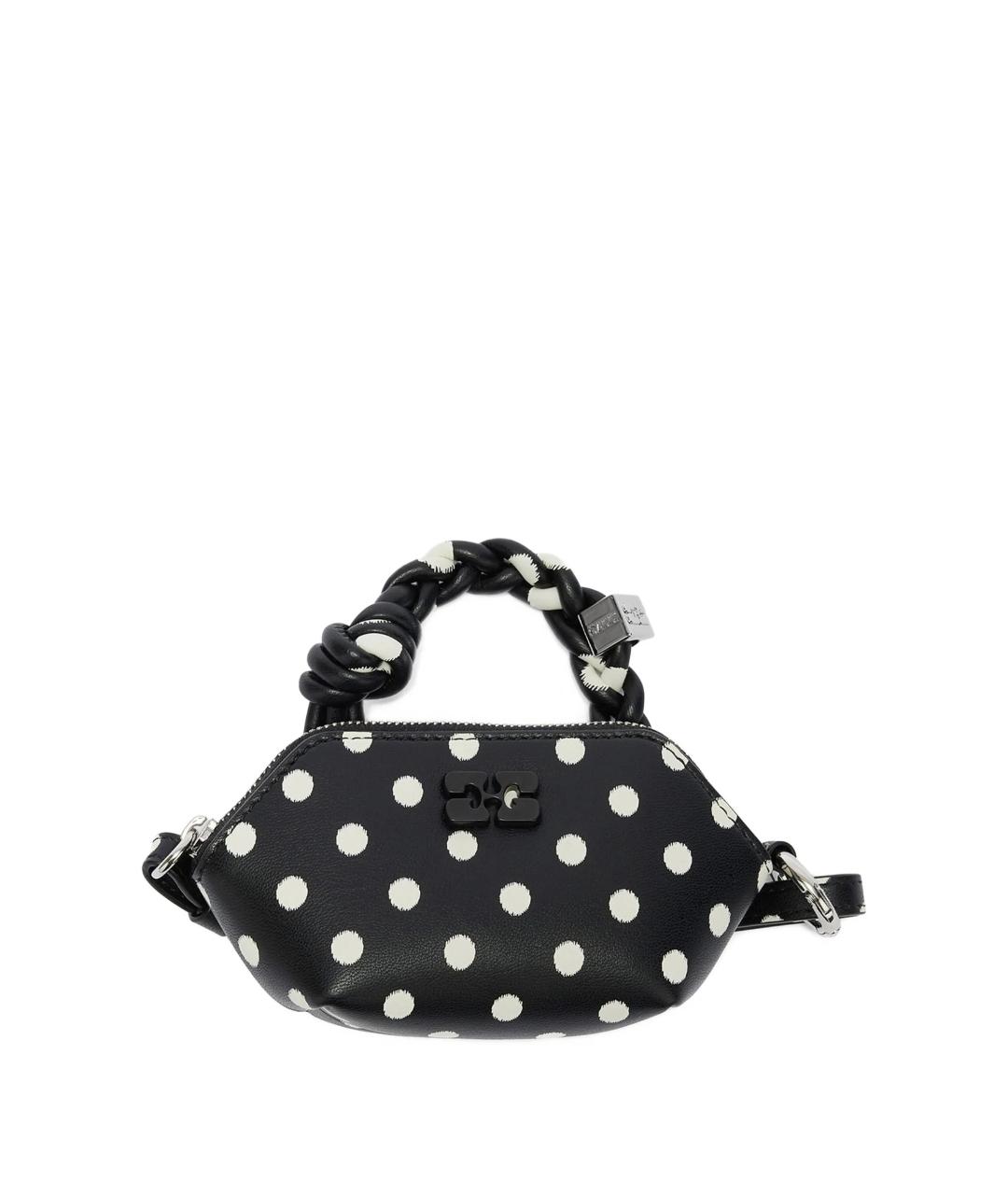 GANNI Черная сумка с короткими ручками, фото 1