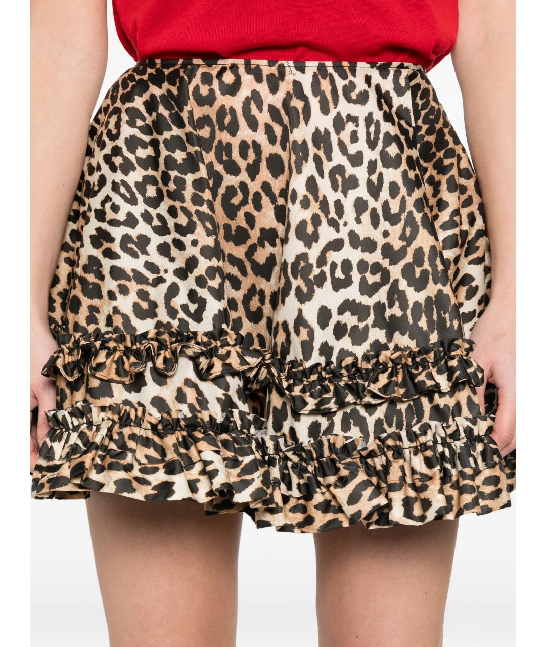 GANNI Мульти полиамидовая юбка мини, фото 5