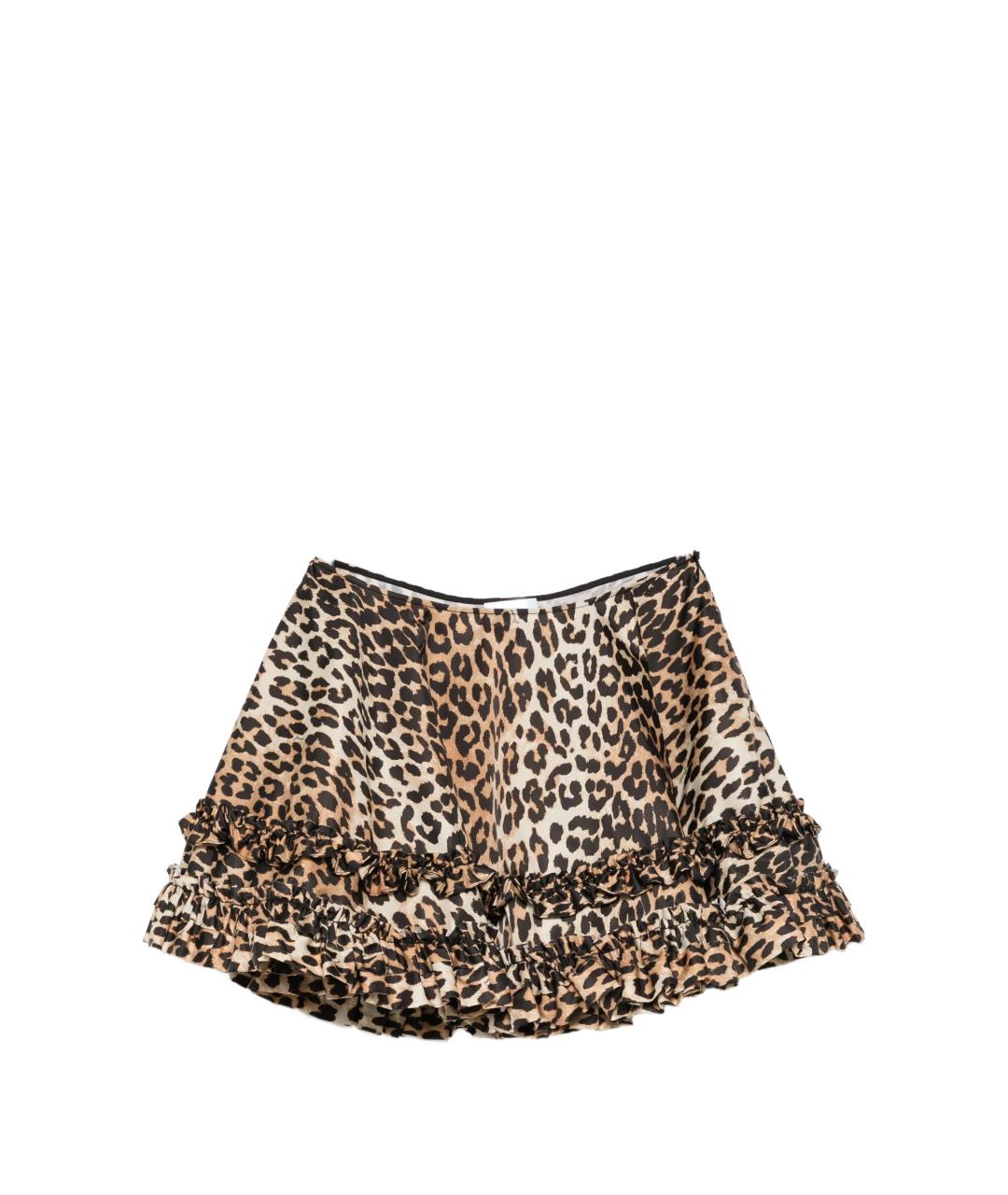 GANNI Мульти полиамидовая юбка мини, фото 6