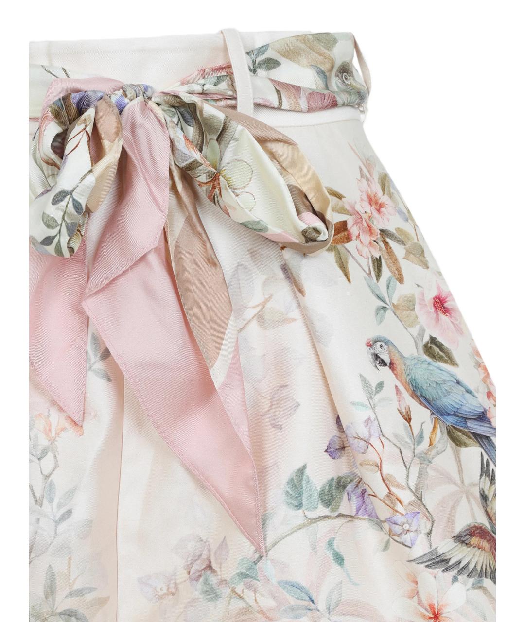 ZIMMERMANN Мульти шелковые шорты, фото 3