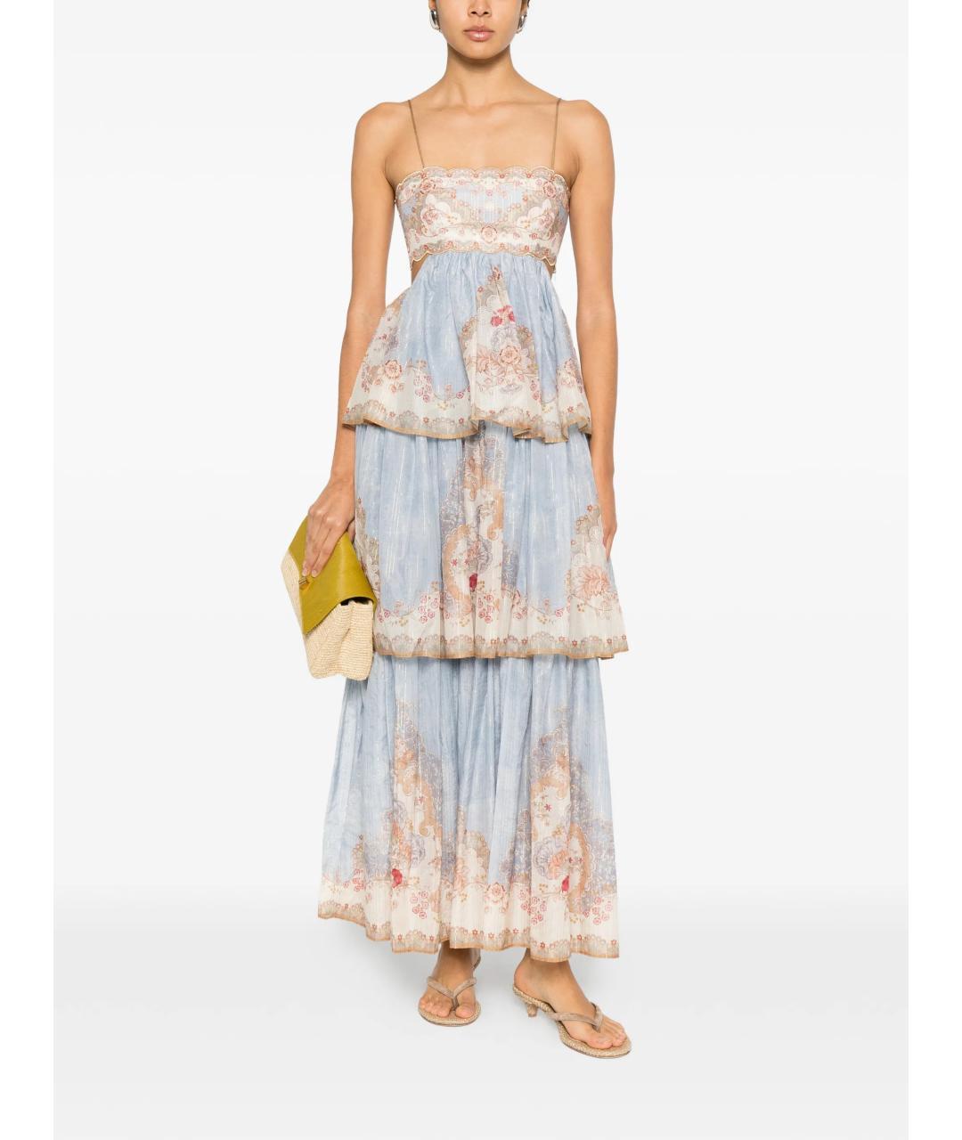 ZIMMERMANN Голубое платье, фото 2