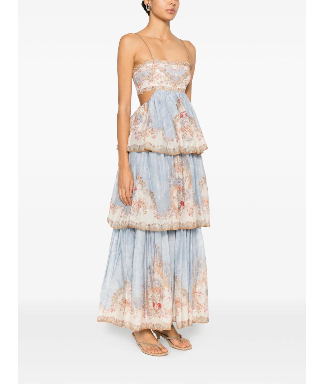 ZIMMERMANN Голубое платье, фото 3