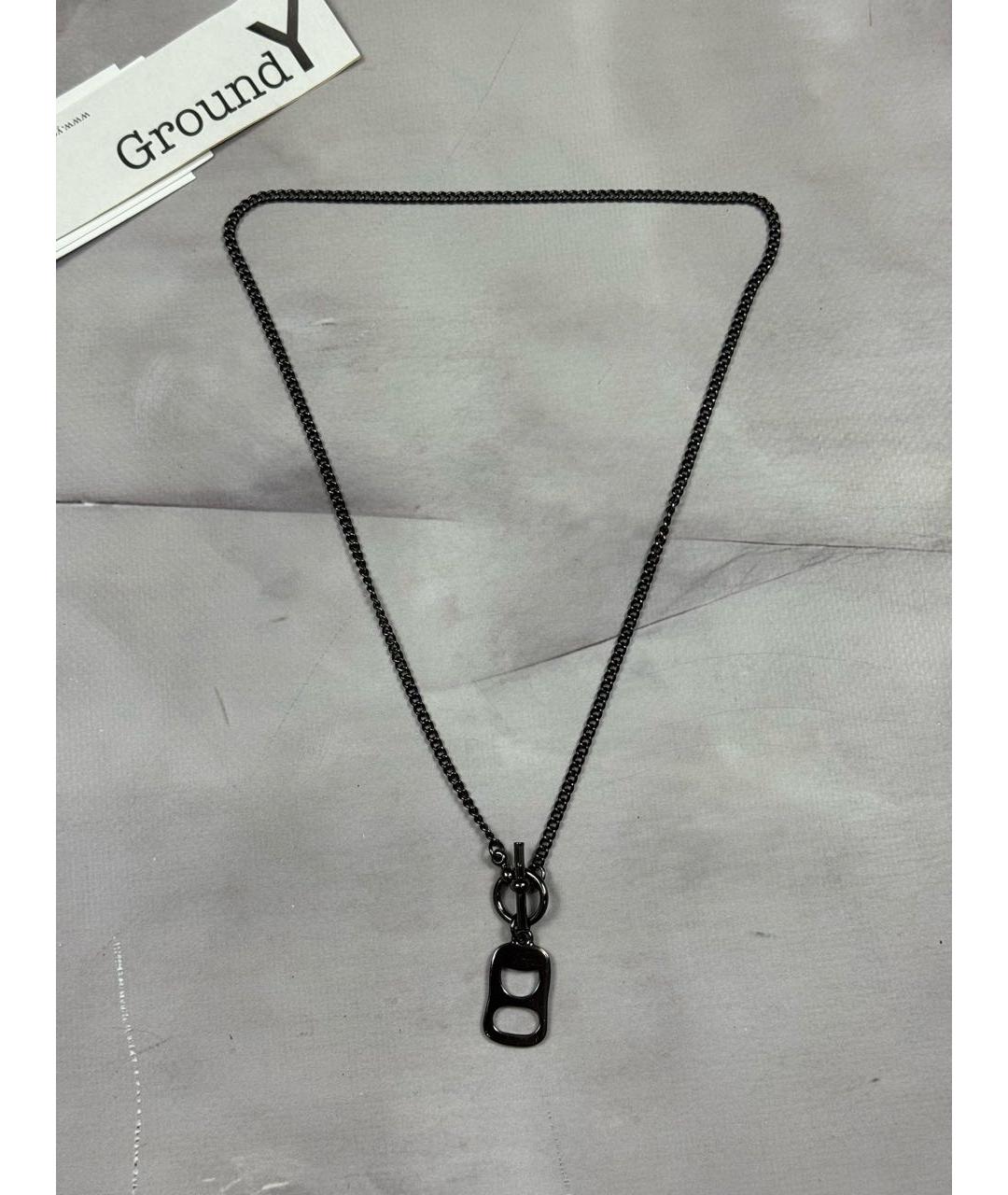 YOHJI YAMAMOTO Черная цепочка/подвеска, фото 8