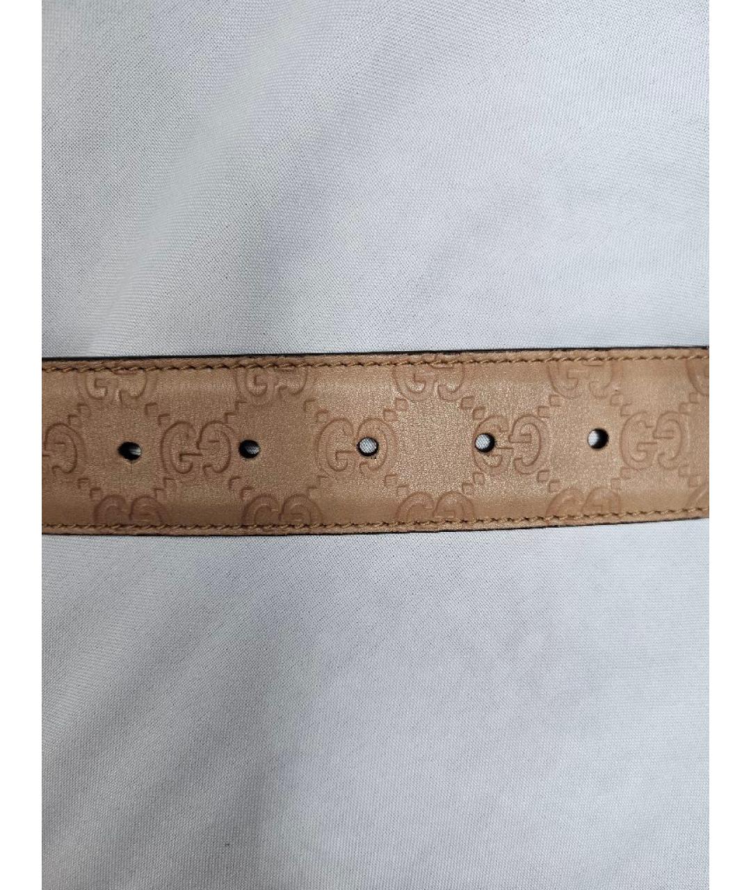 GUCCI Коричневый кожаный ремень, фото 7