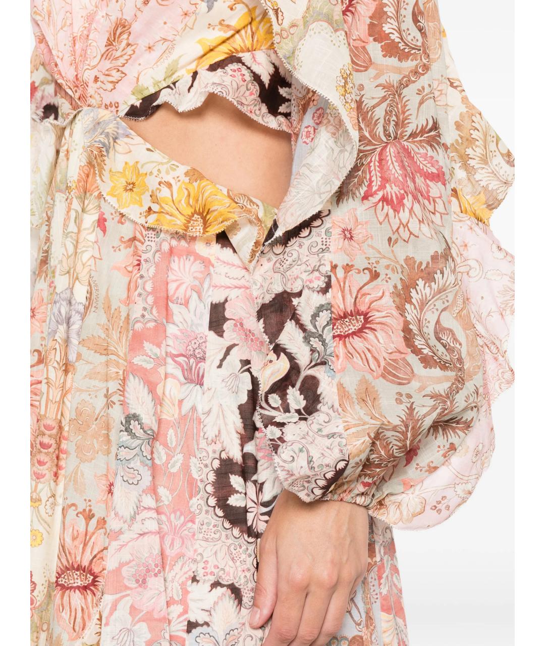 ZIMMERMANN Мульти платье, фото 5