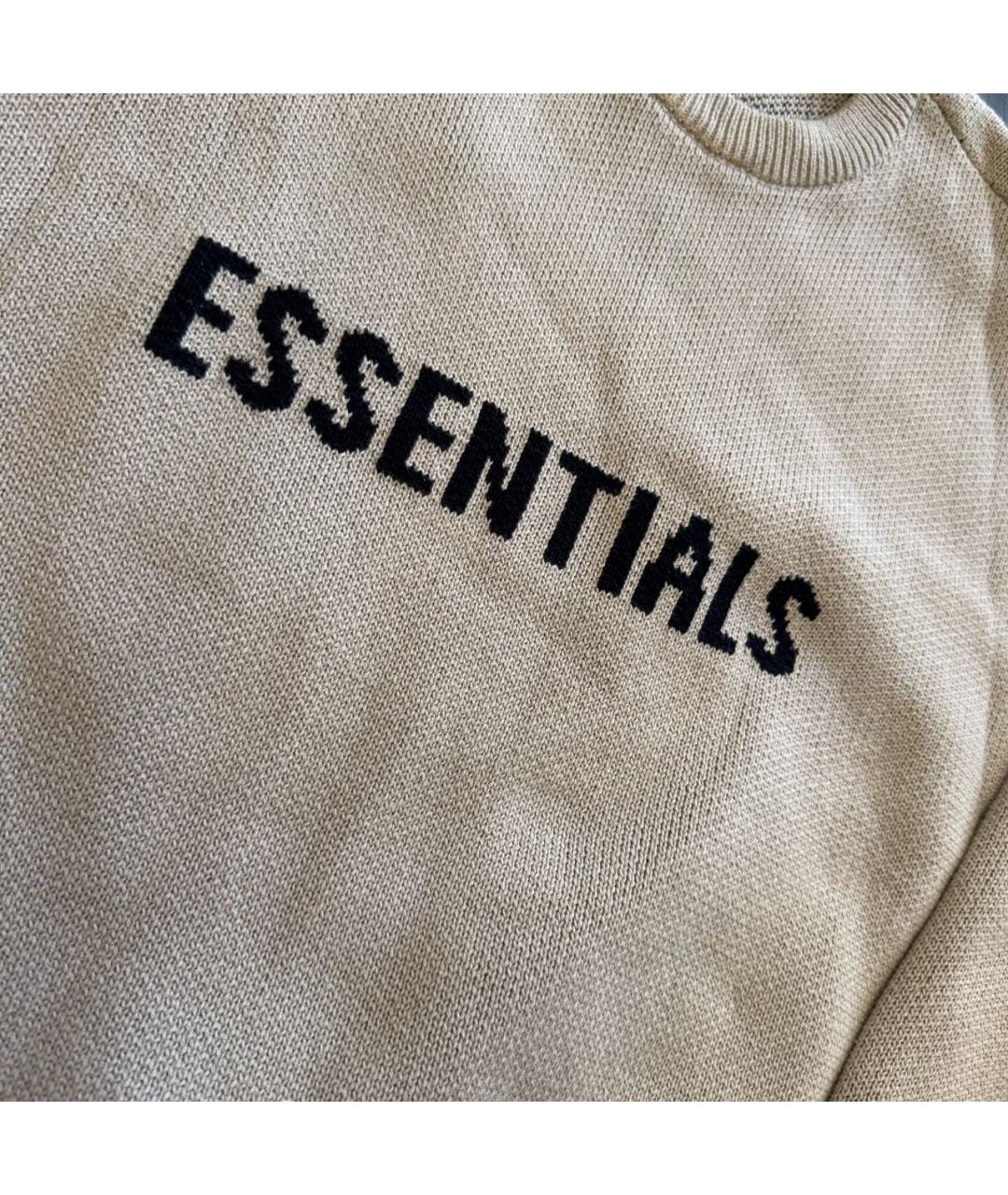 FEAR OF GOD ESSENTIALS Бежевый джемпер / свитер, фото 3