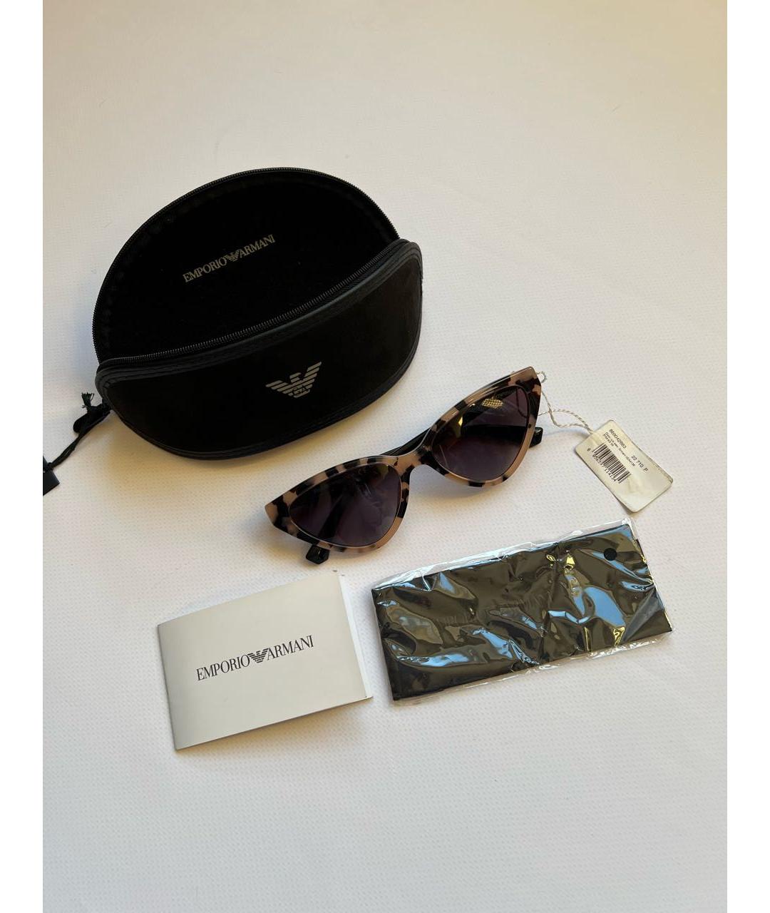 EMPORIO ARMANI Мульти пластиковые солнцезащитные очки, фото 4