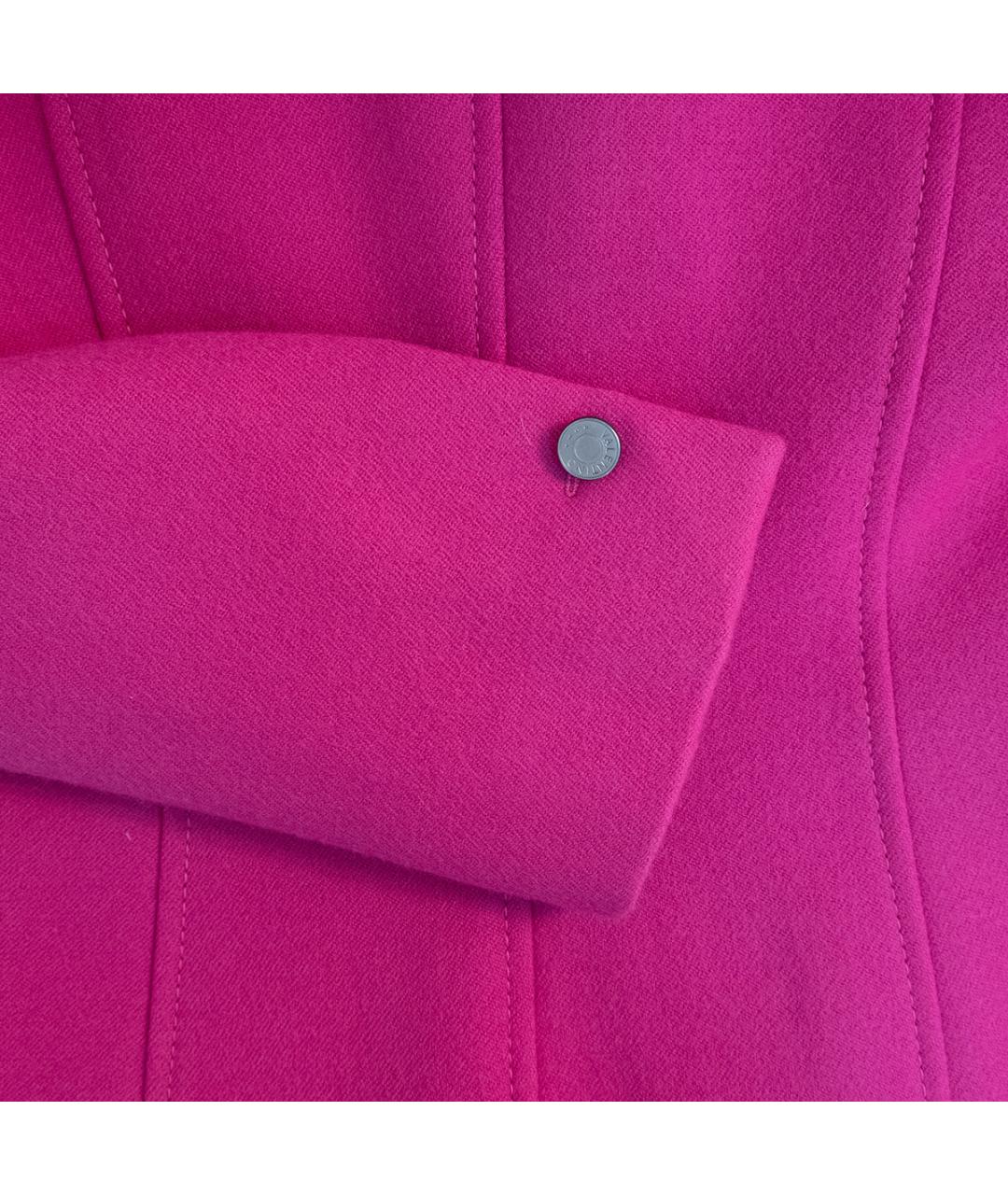 VALENTINO Розовый шерстяной жакет/пиджак, фото 5