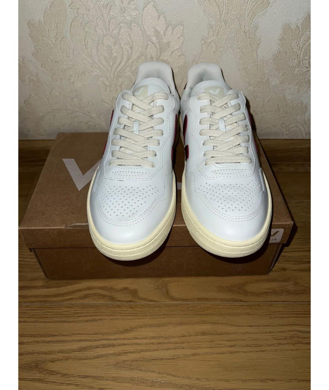 VEJA Белые кожаные кеды, фото 7