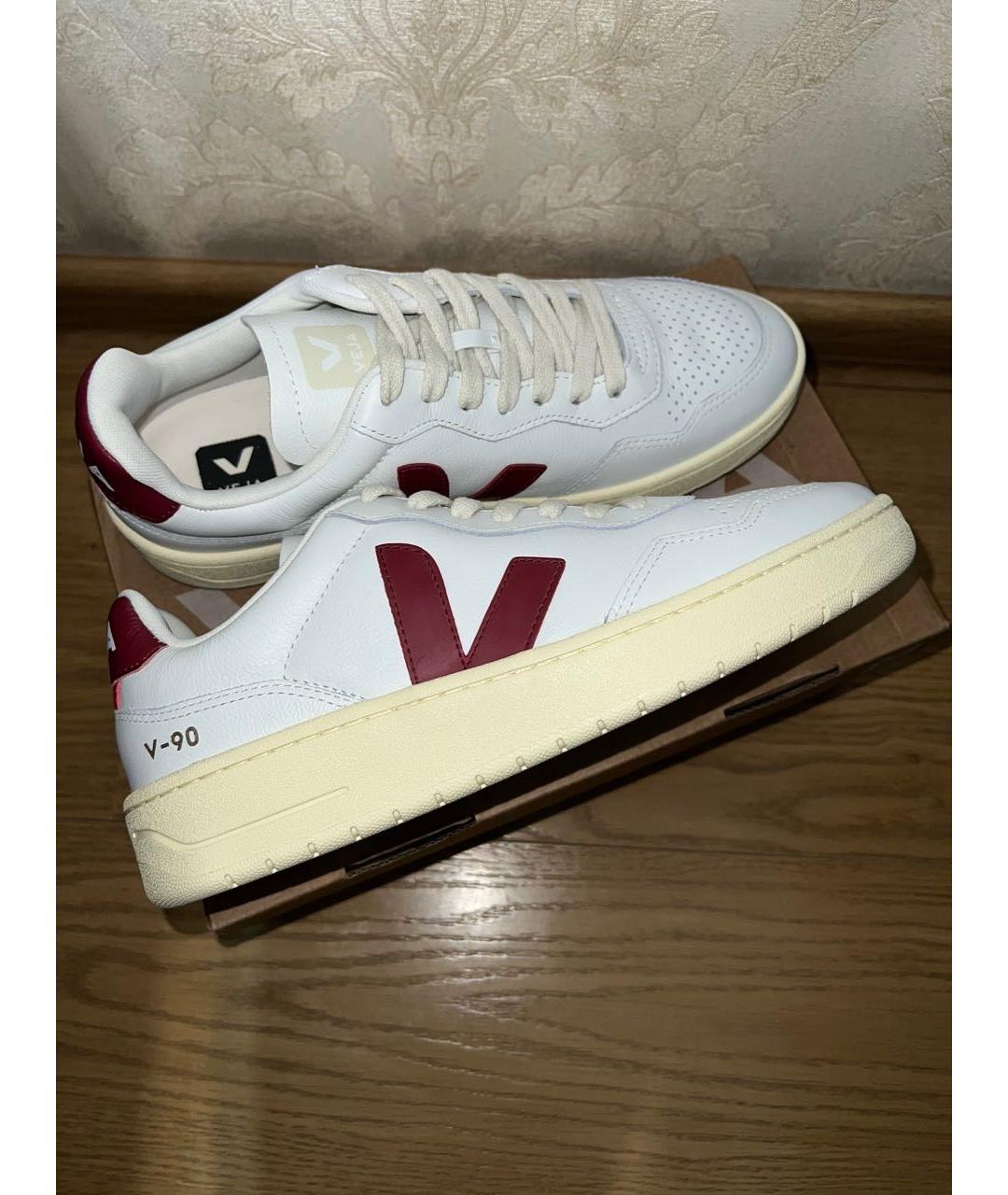 VEJA Белые кожаные кеды, фото 5