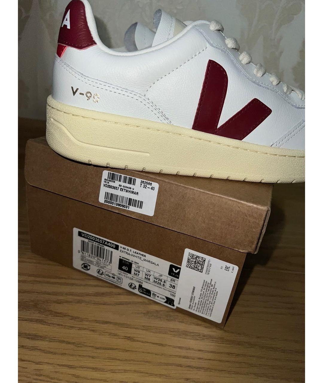VEJA Белые кожаные кеды, фото 6