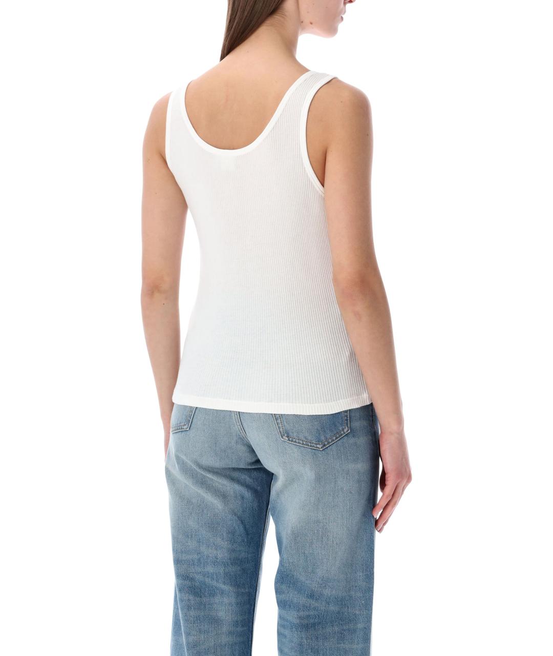 CHLOE Белая хлопковая майка, фото 2