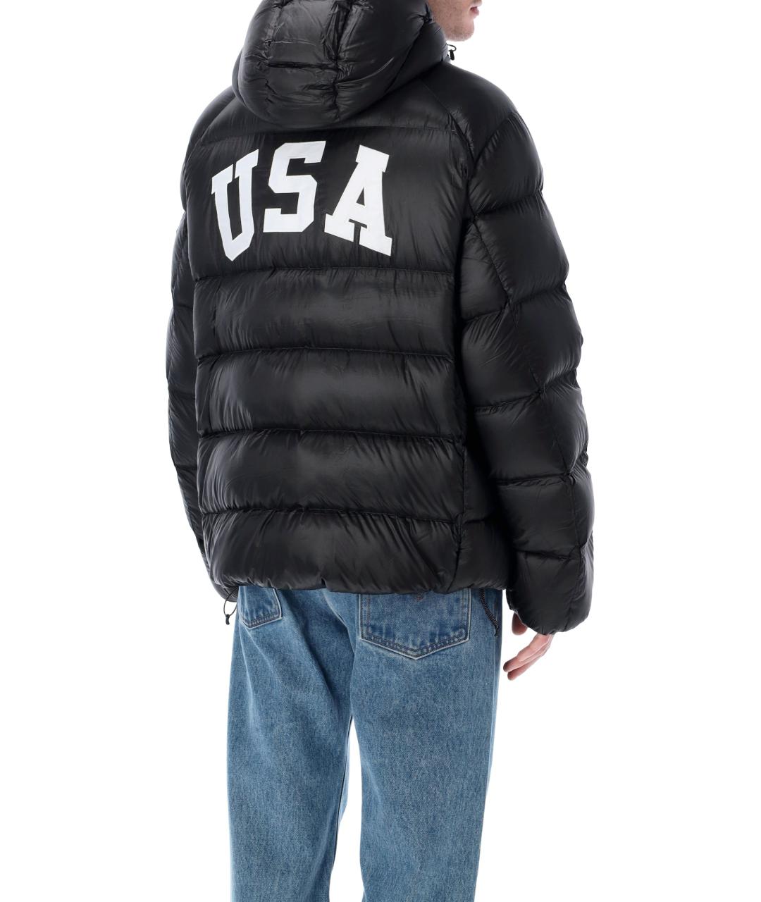 POLO RALPH LAUREN Черный пуховик, фото 2