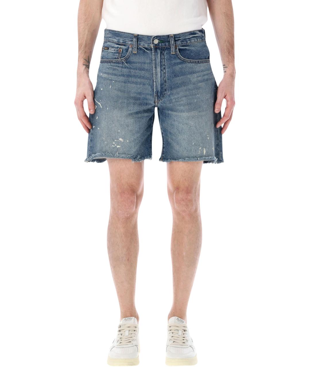 POLO RALPH LAUREN Синие хлопковые шорты, фото 1