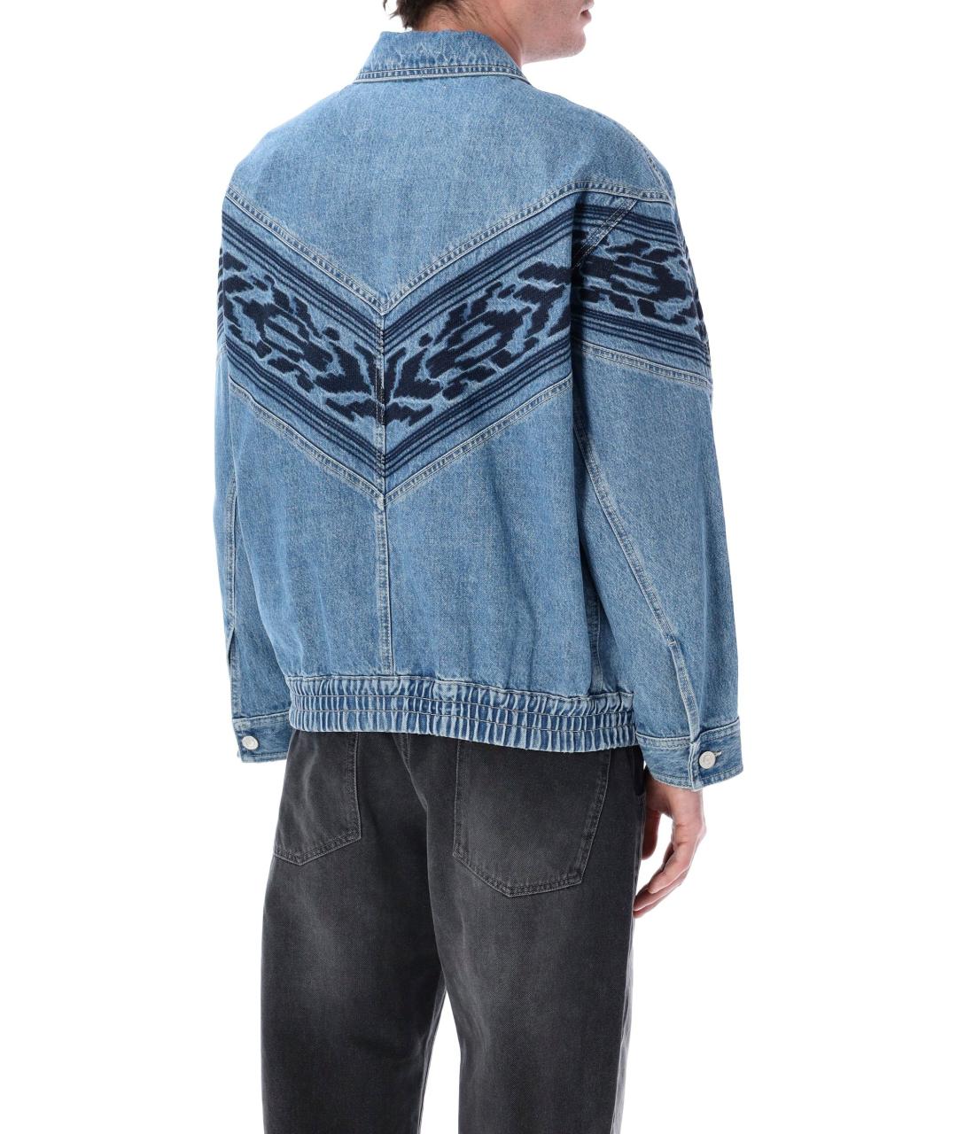 ISABEL MARANT Синяя хлопковая куртка, фото 2