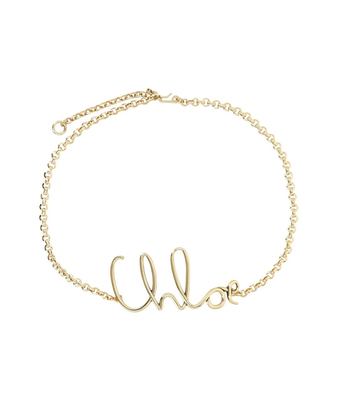 CHLOE Золотой ремень, фото 1