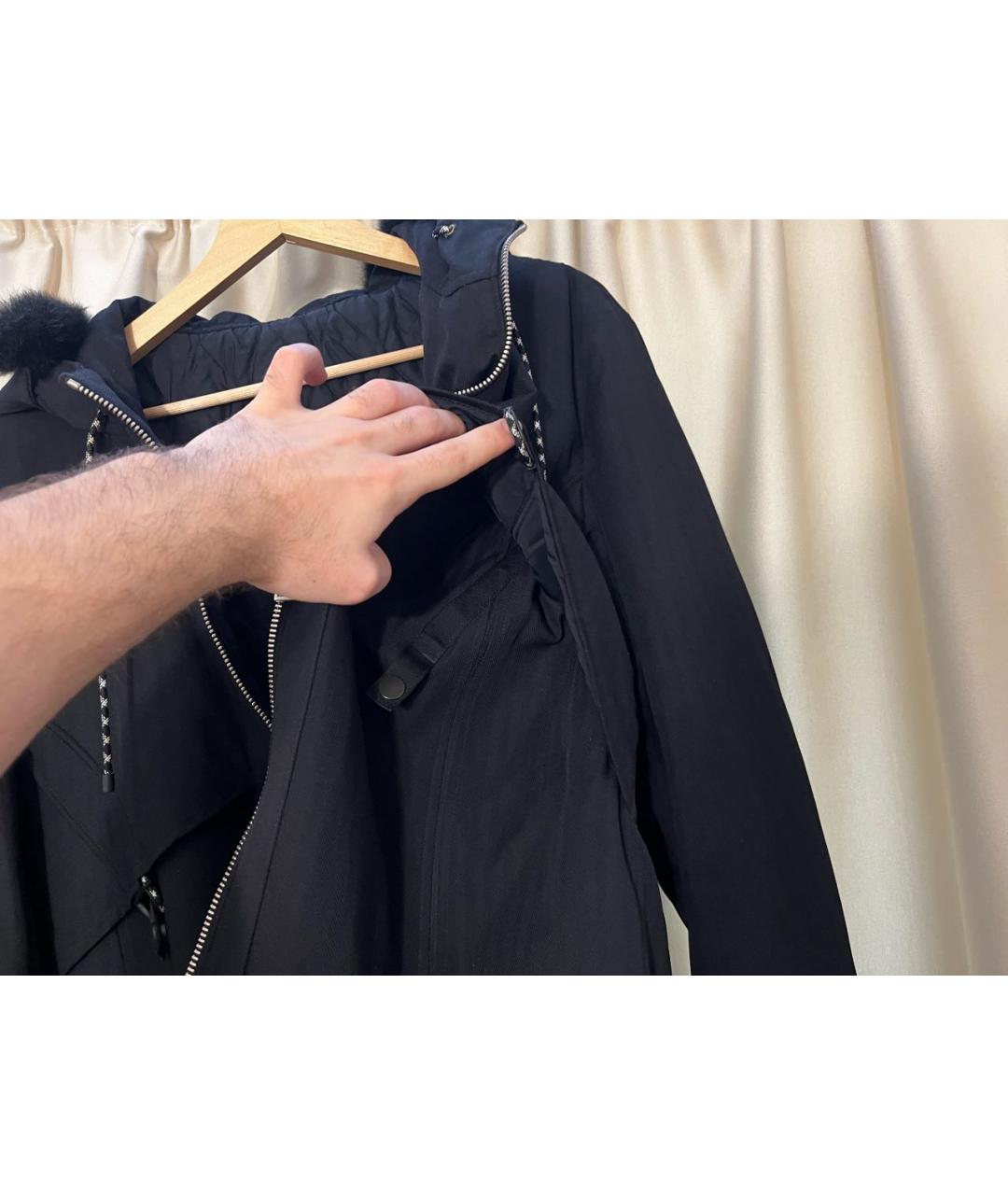 BALENCIAGA Черная парка, фото 7