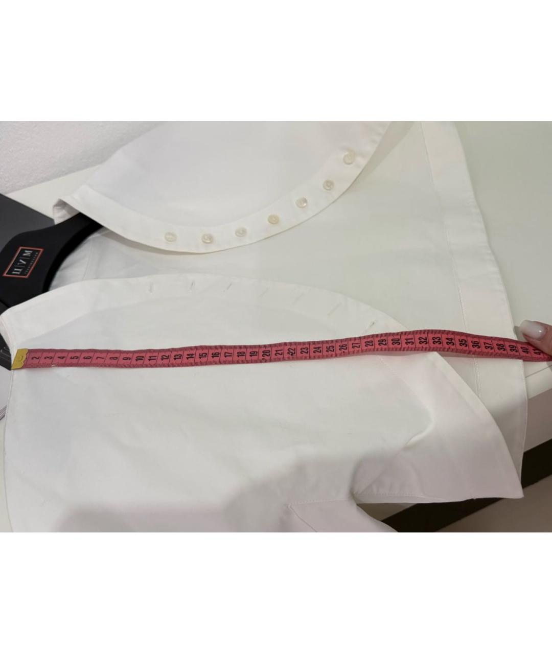 ALAIA Белая хлопковая блузы, фото 6