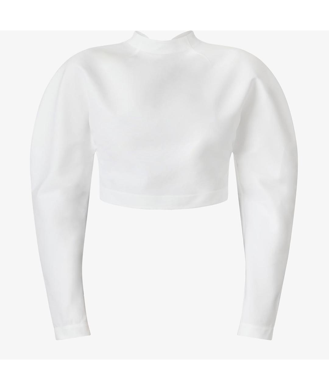 ALAIA Белая хлопковая блузы, фото 8