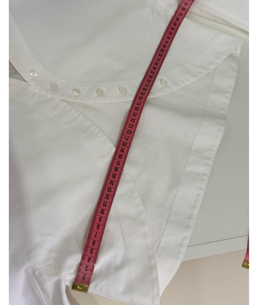 ALAIA Белая хлопковая блузы, фото 7