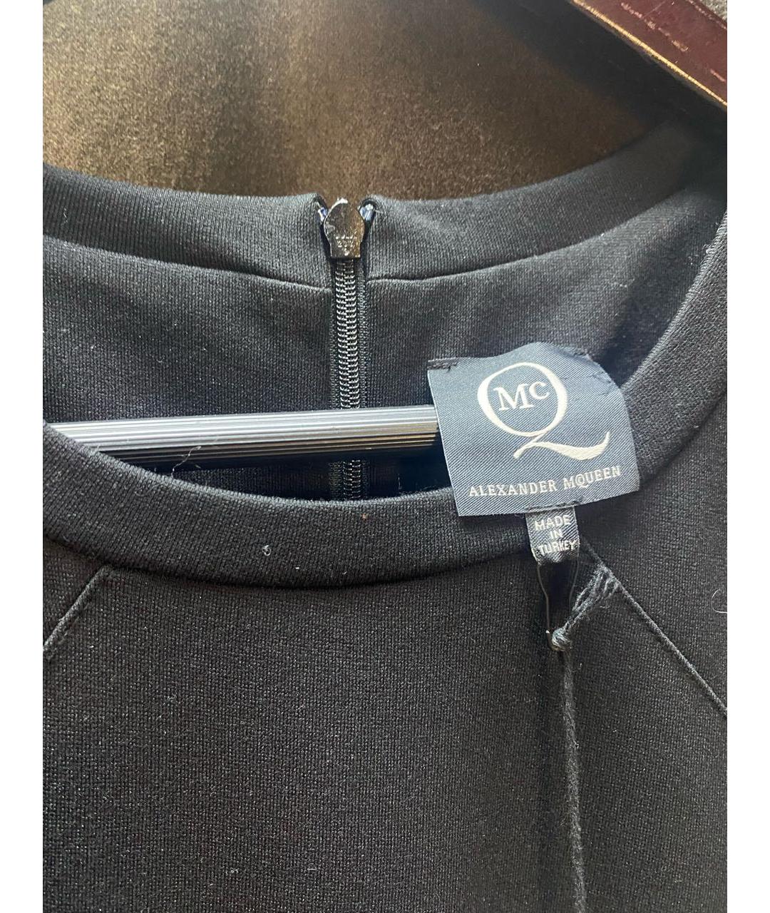 ALEXANDER MCQUEEN Черное платье, фото 3