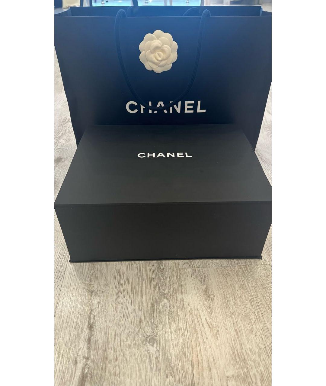 CHANEL Бежевая кожаная сумка через плечо, фото 6