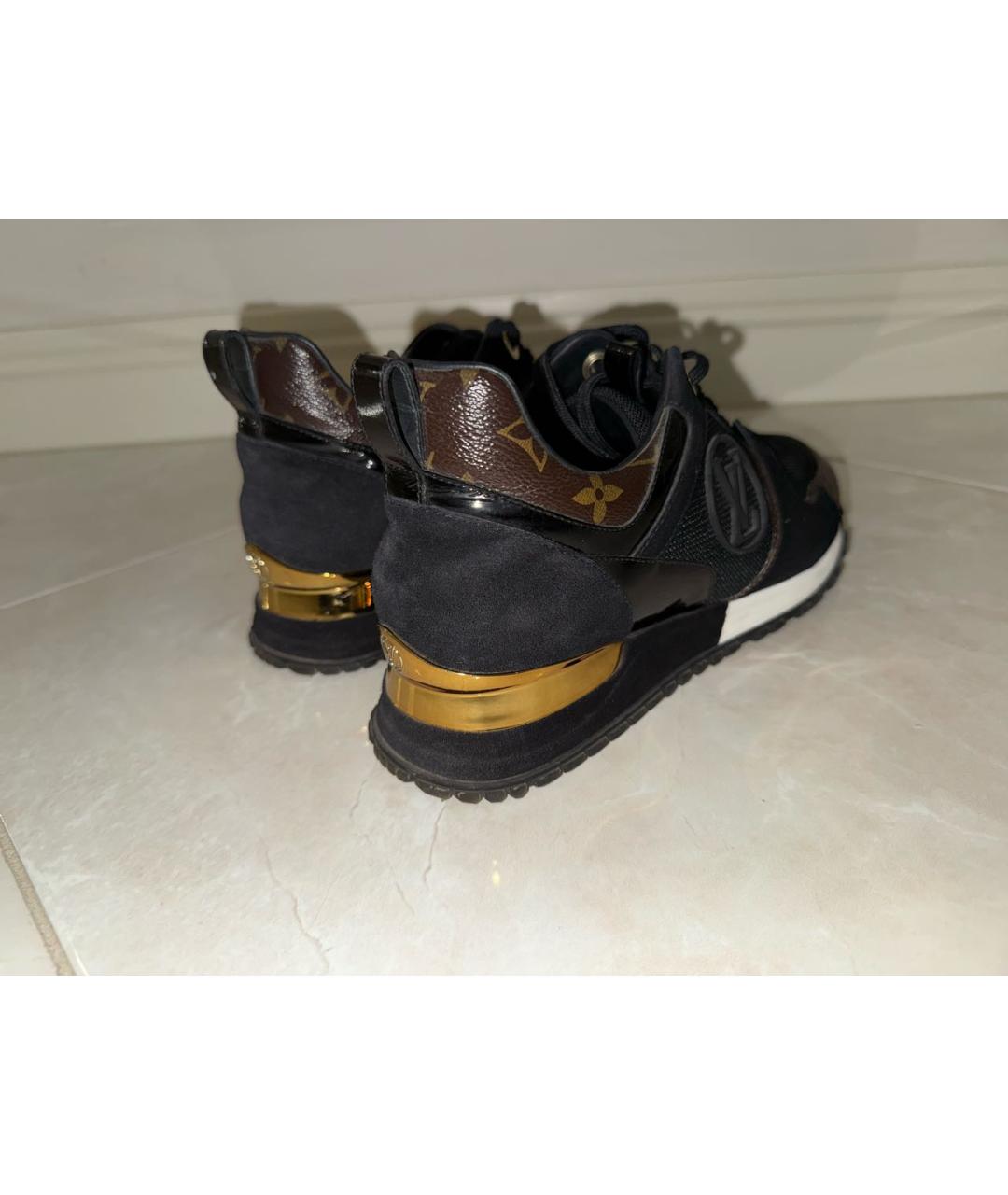 LOUIS VUITTON Черные кроссовки, фото 3