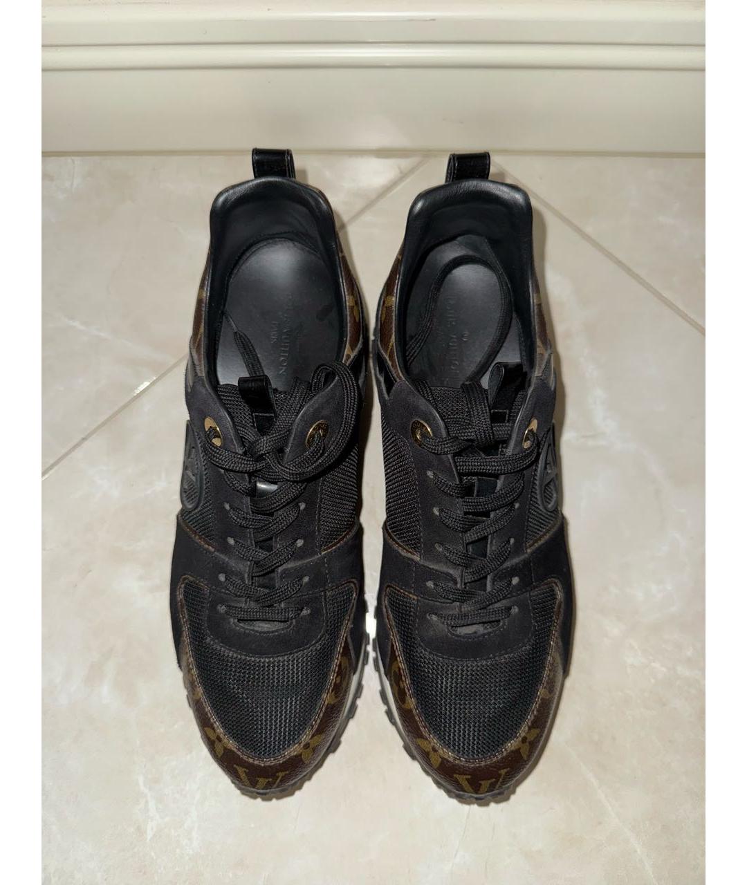 LOUIS VUITTON Черные кроссовки, фото 4