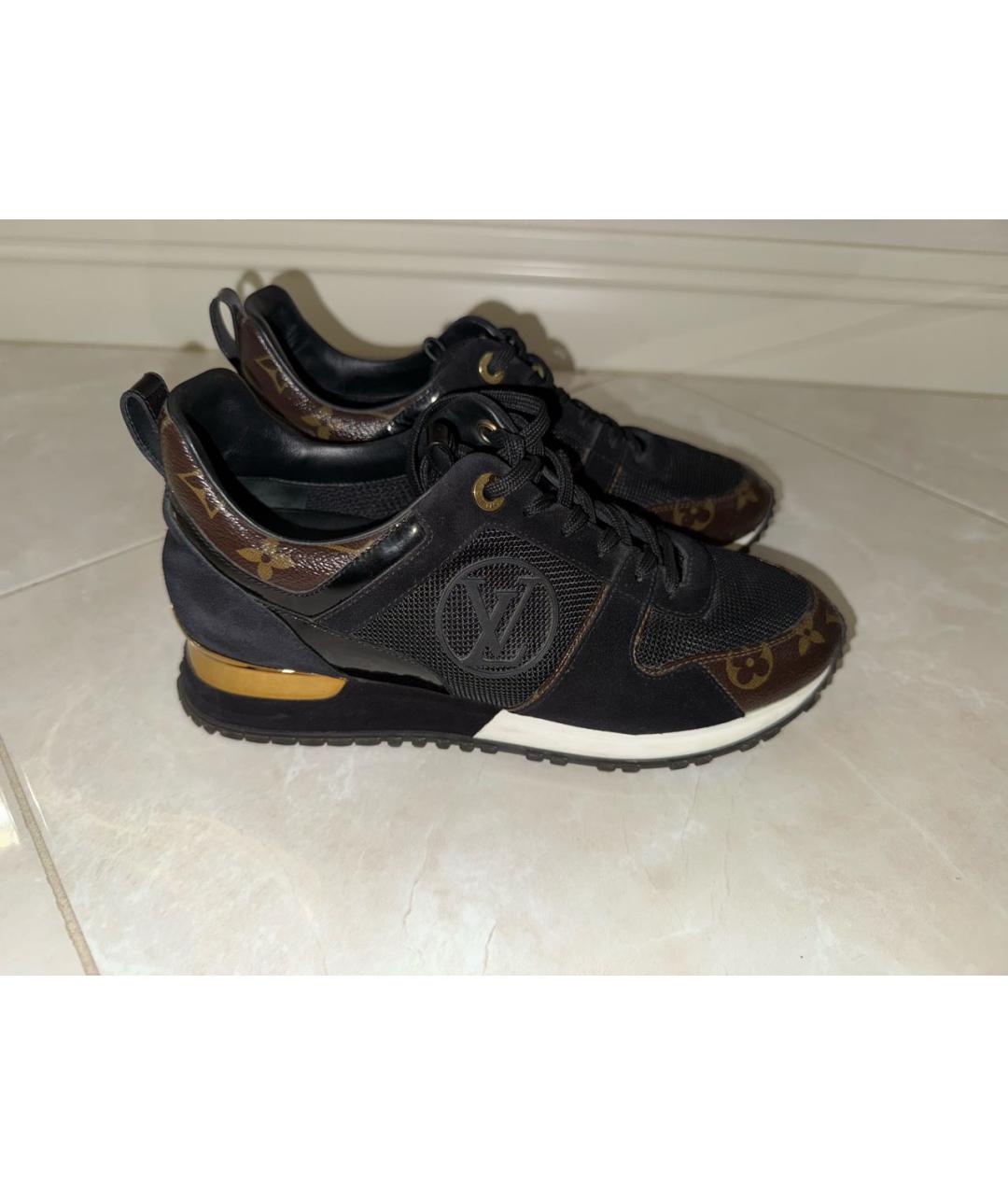 LOUIS VUITTON Черные кроссовки, фото 5