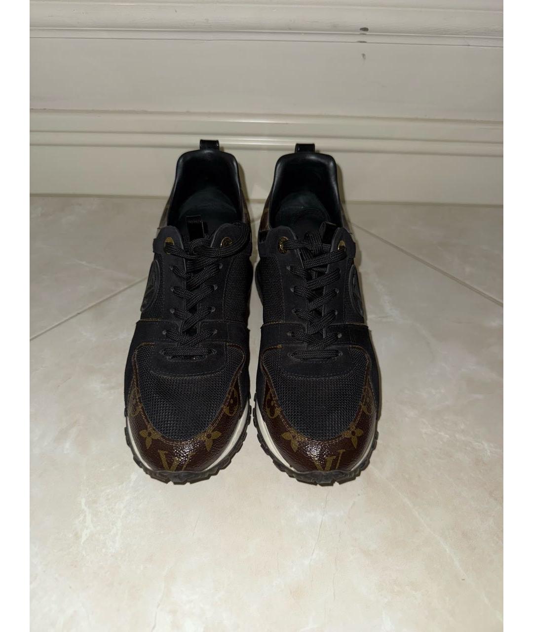 LOUIS VUITTON Черные кроссовки, фото 2