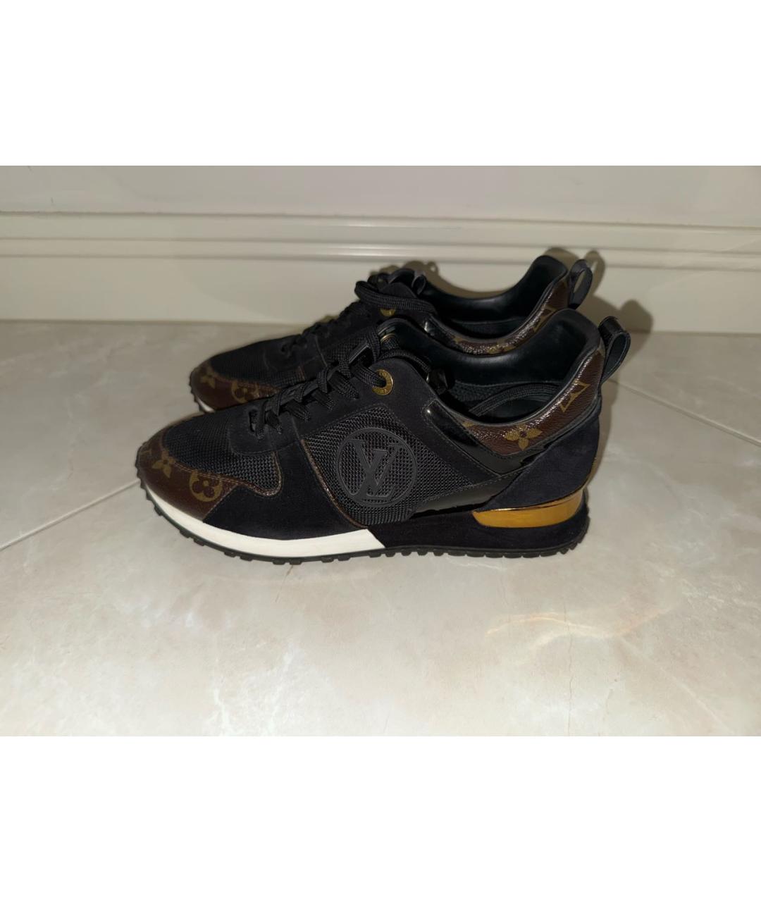 LOUIS VUITTON Черные кроссовки, фото 6