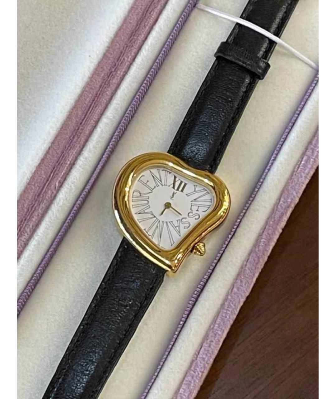 SAINT LAURENT Золотые стальные часы, фото 5