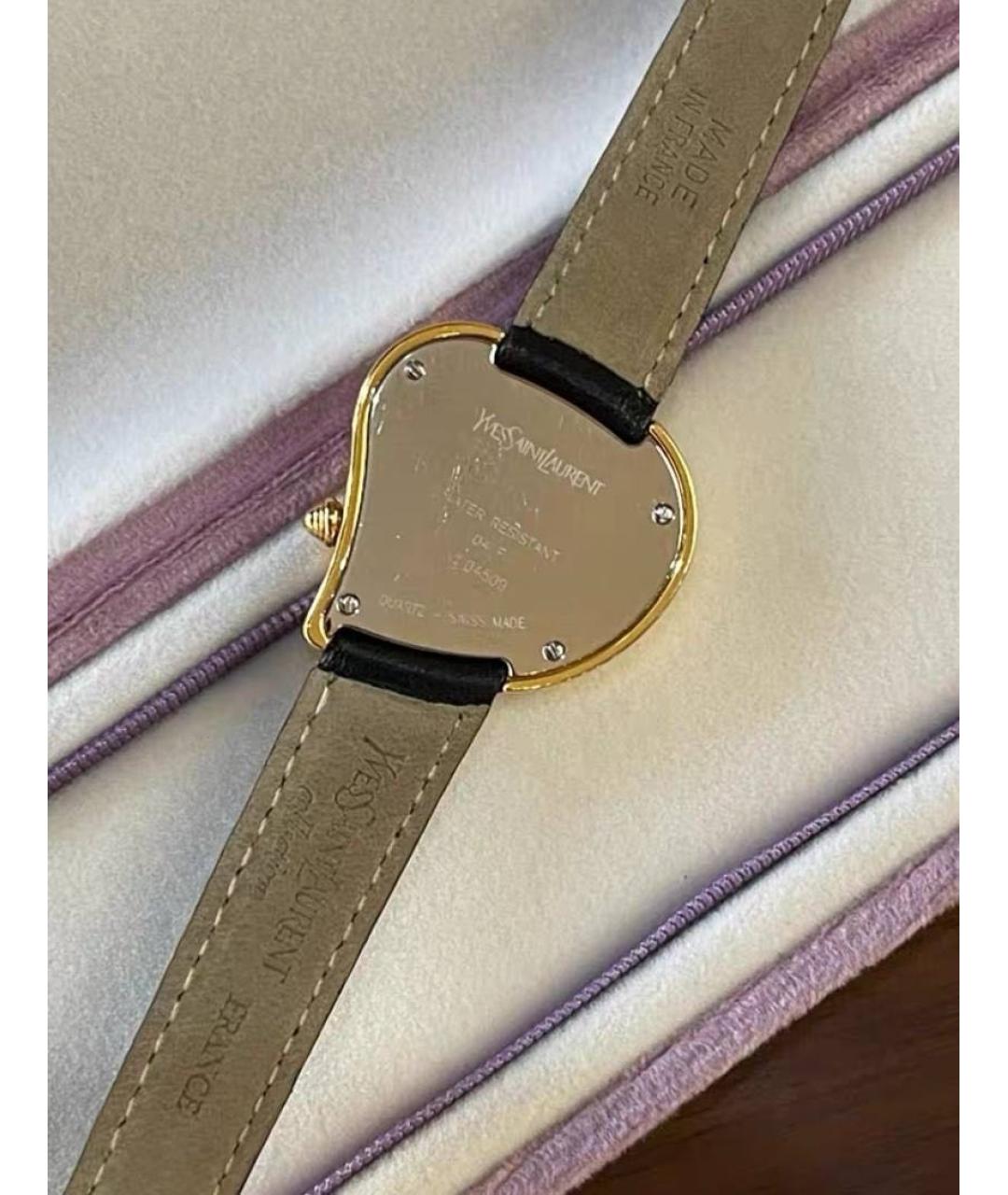 SAINT LAURENT Золотые стальные часы, фото 2