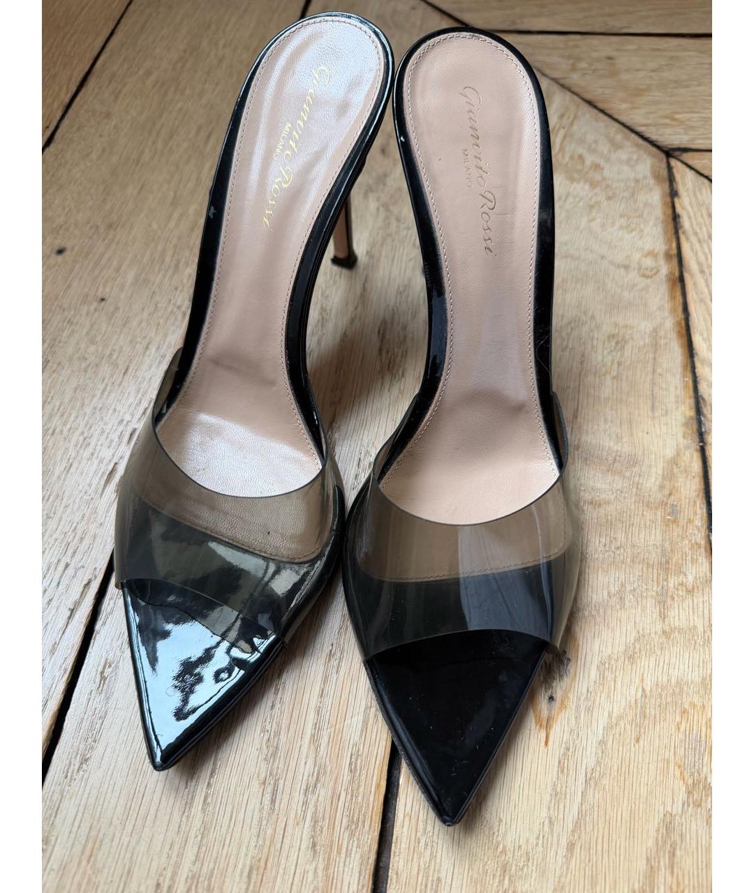 GIANVITO ROSSI Черные босоножки, фото 2