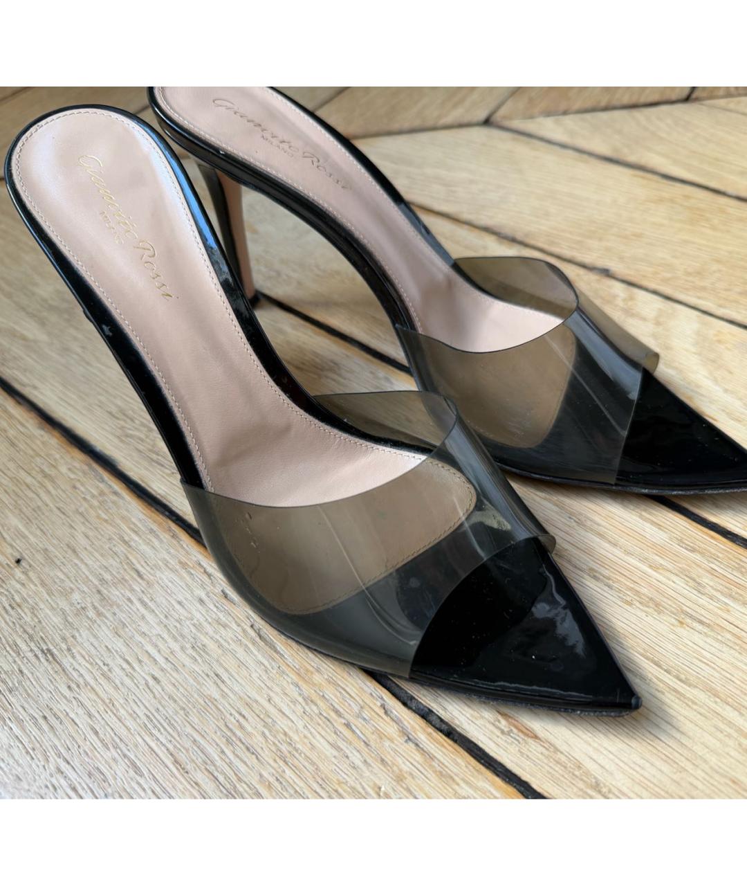 GIANVITO ROSSI Черные босоножки, фото 4