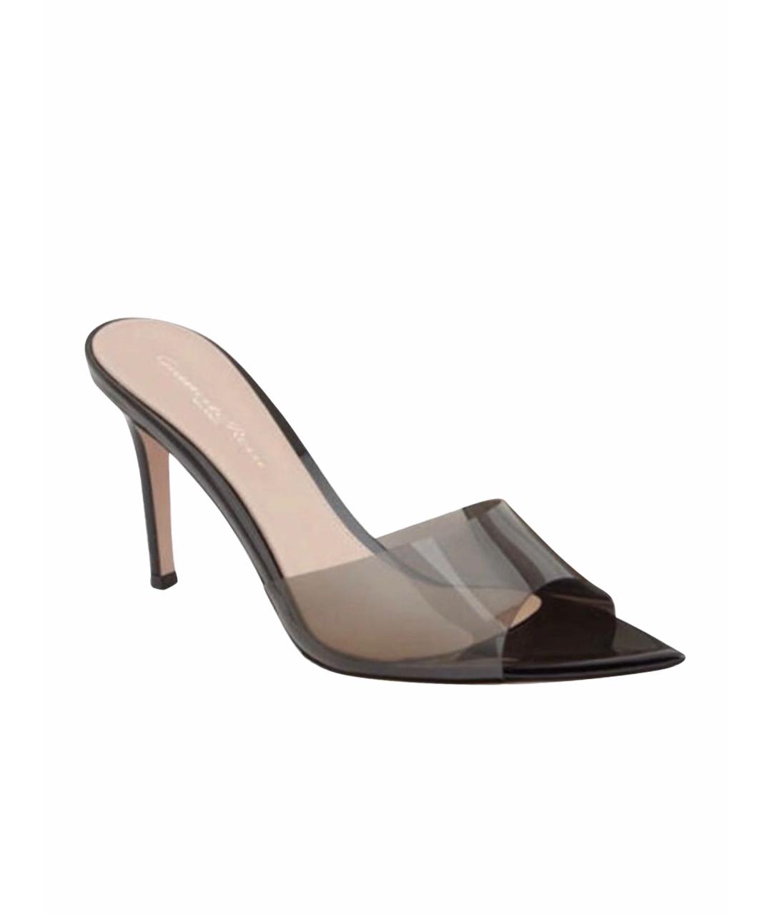 GIANVITO ROSSI Черные босоножки, фото 1