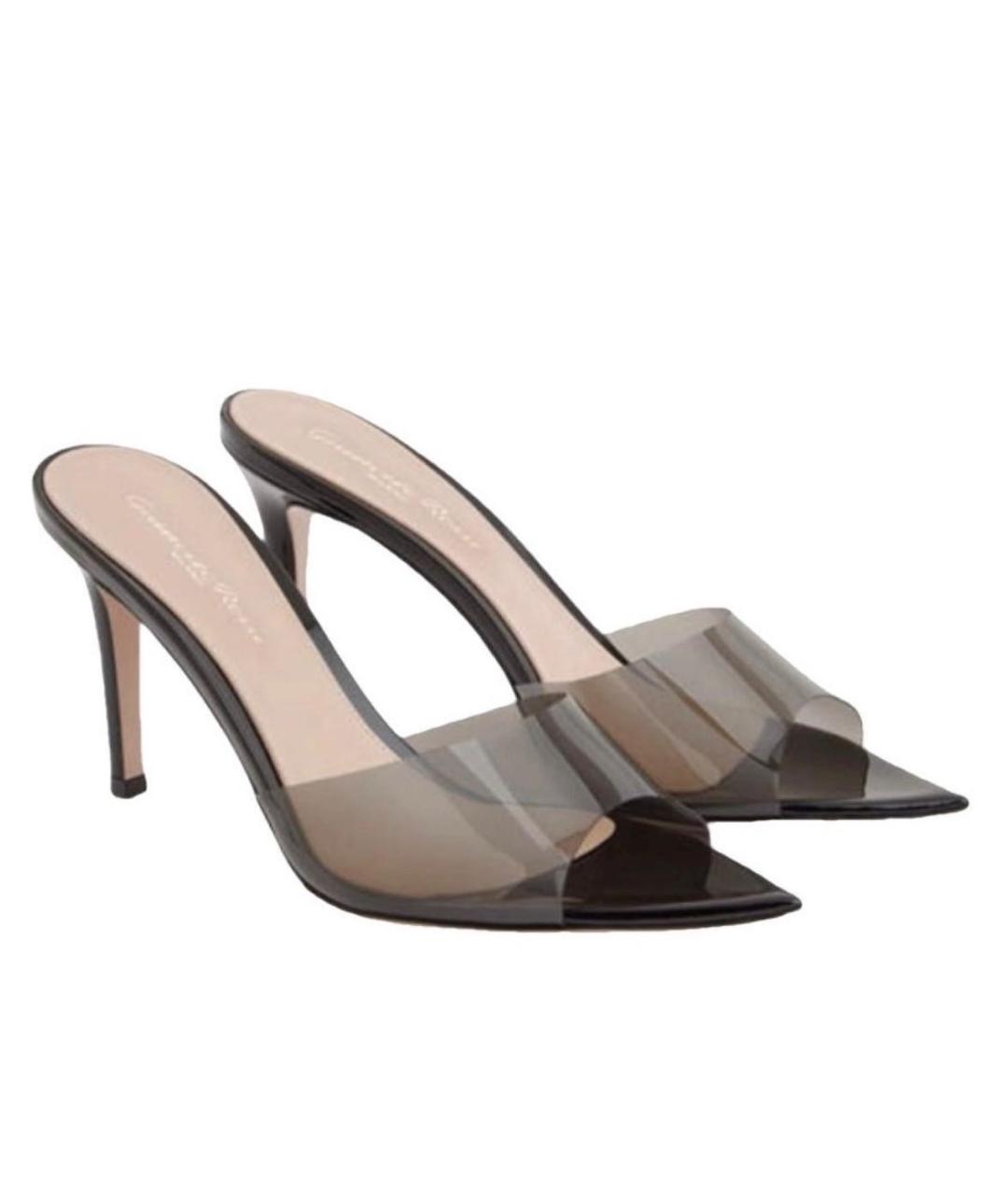 GIANVITO ROSSI Черные босоножки, фото 9