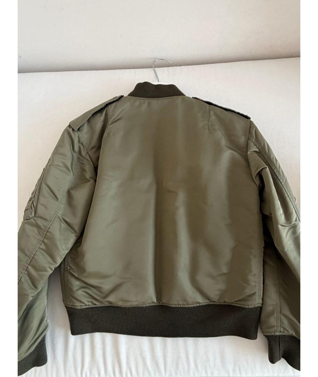 SAINT LAURENT Хаки куртка, фото 7