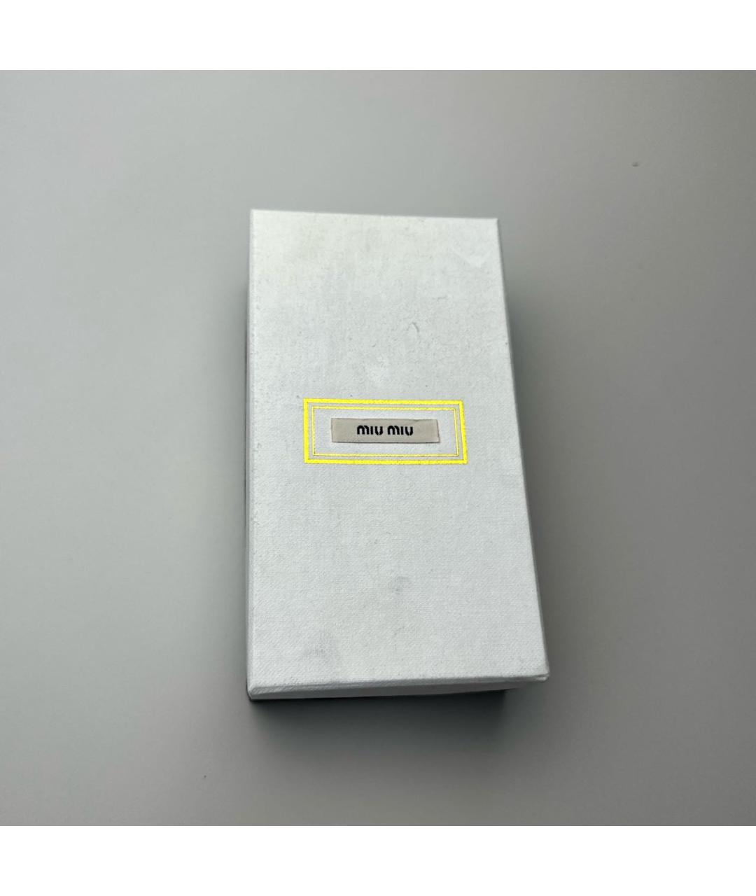 MIU MIU Серебряные серьги, фото 8