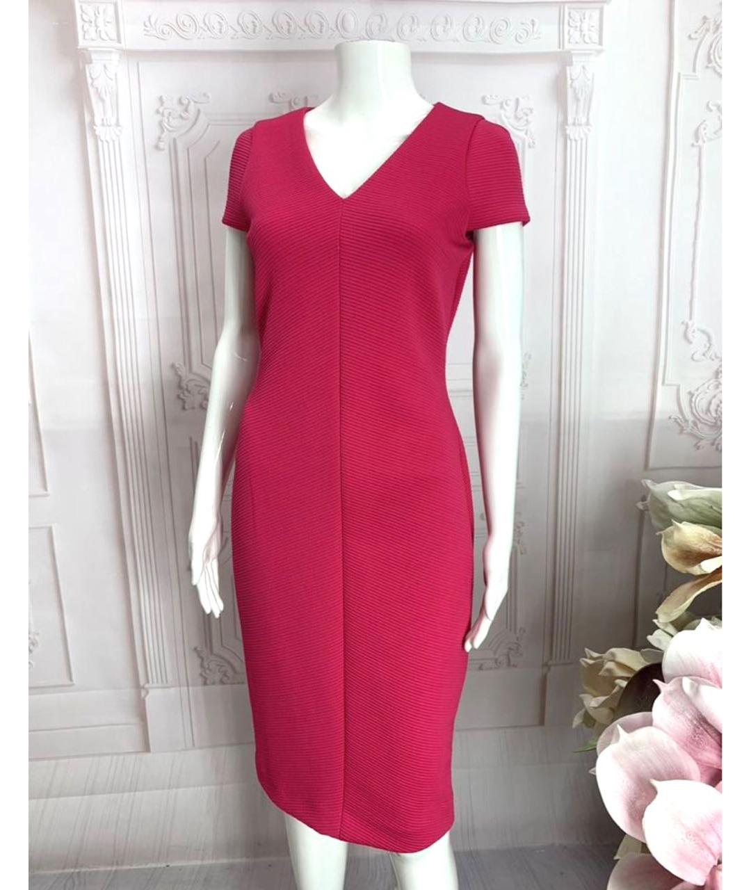 MICHAEL MICHAEL KORS Розовое полиэстеровое коктейльное платье, фото 6