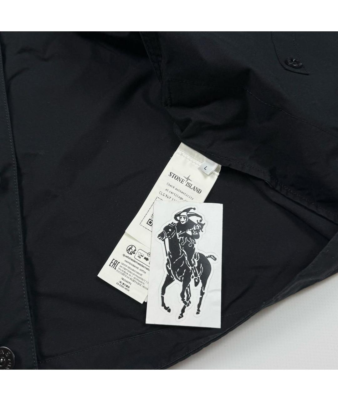 STONE ISLAND Черная куртка, фото 5