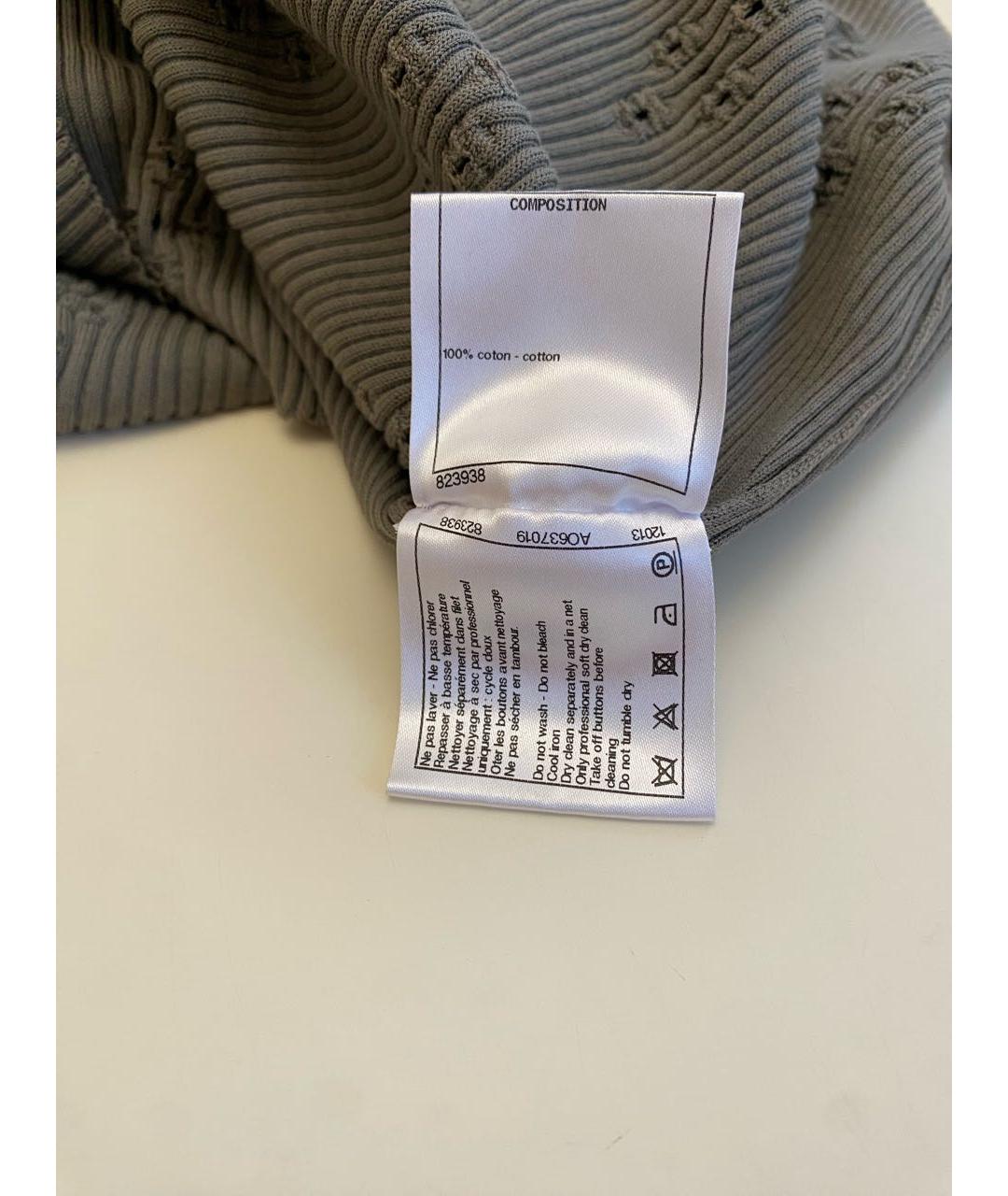 CHANEL Хаки хлопковый джемпер / свитер, фото 8