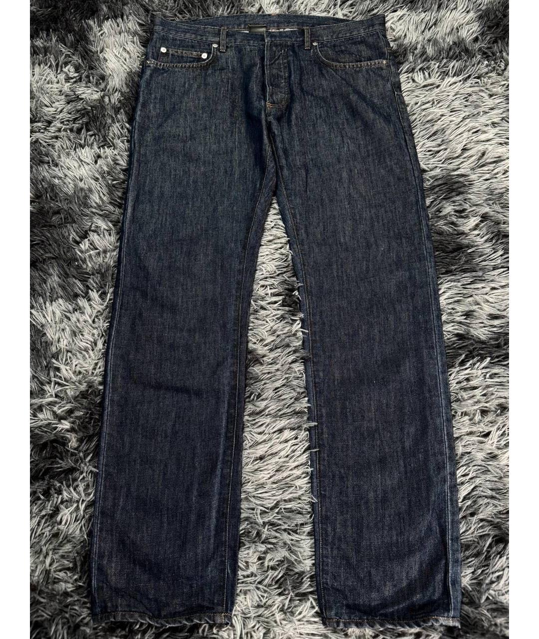 CHRISTIAN DIOR Темно-синие хлопковые джинсы скинни, фото 9